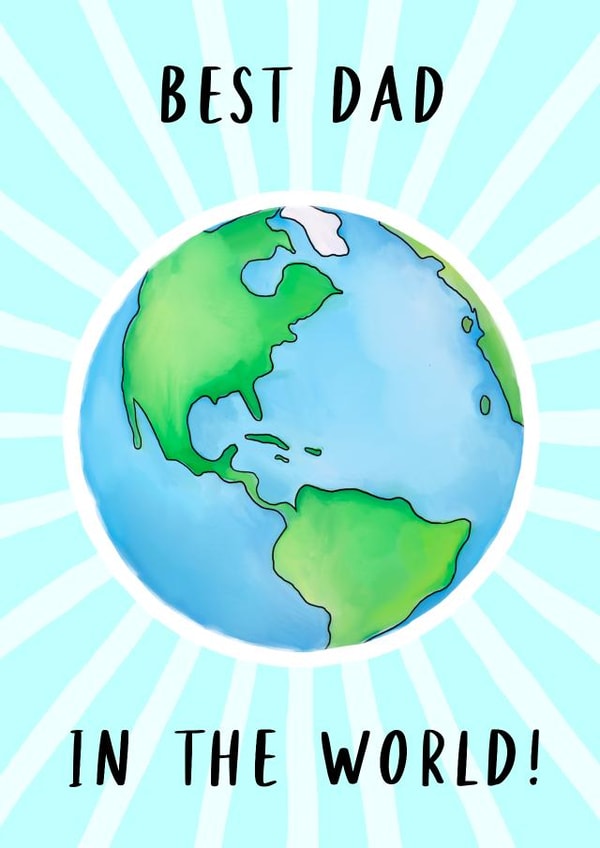 BEST DAD IN THE WORLD! created by Poppy & Mabel