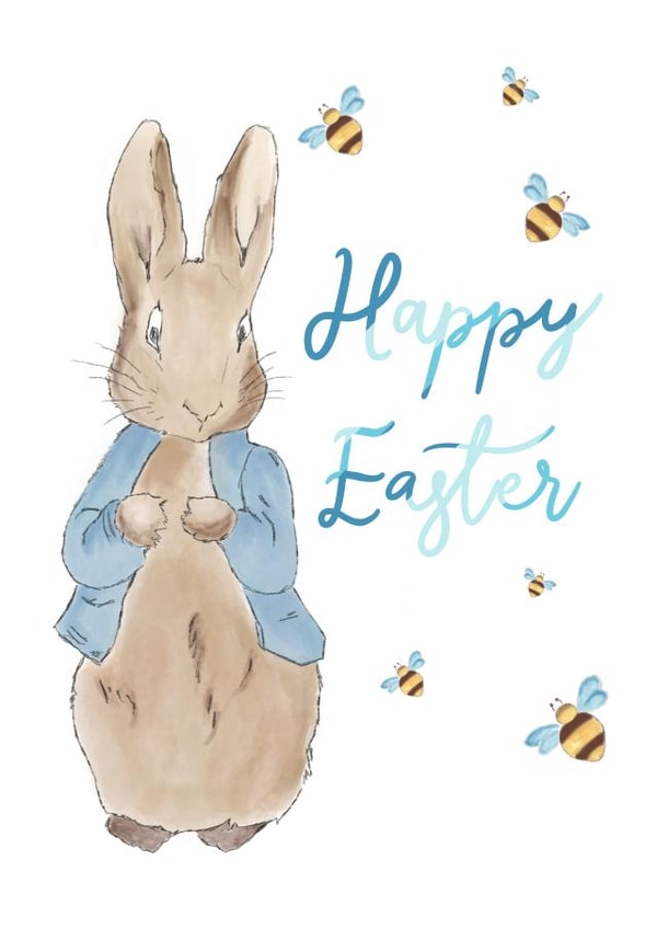 Peter Rabbit Easter Card created by Paper Wishes Co