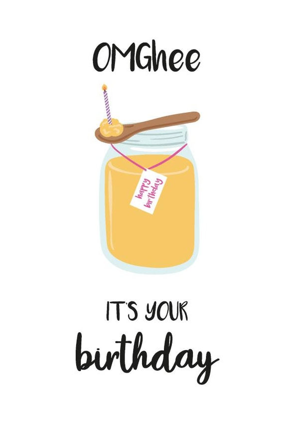 OMGhee It's Your Birthday created by Gheetings Cards