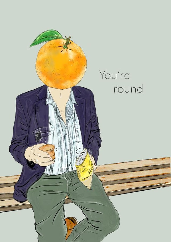 It’s you’re round pub card created by Holly.Ruanne.Draws