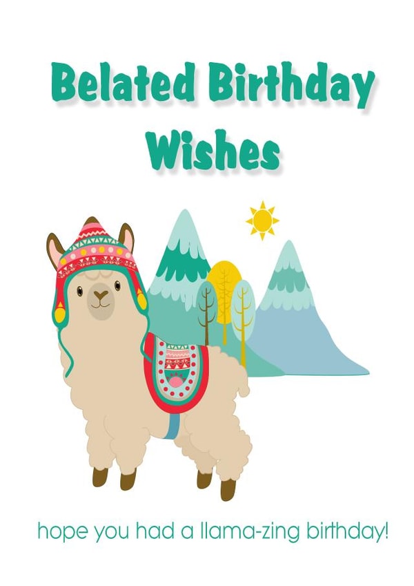 Belated Birthday Wishes created by MBSJ Designs