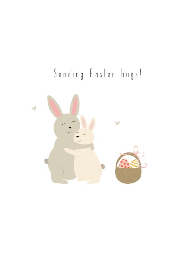 Sending Easter Hugs Card created by Giggl Greetings 
