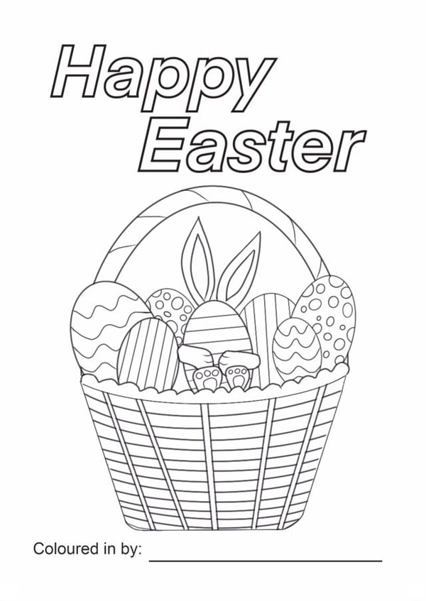 Colour Your Own Children's Easter Card created by Totally Mailed It