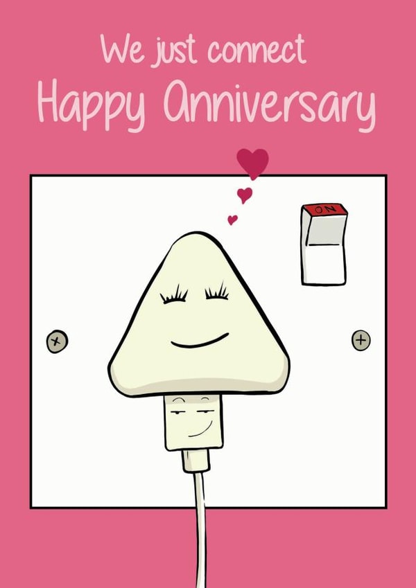 The Perfect connection Anniversary card created by Cris Stewart