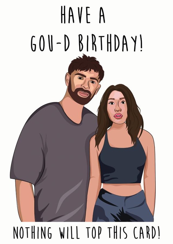 Peggy Gou and Patrick Topping Birthday Card created by This Is Apollo