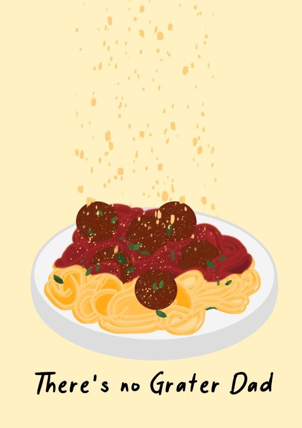 Pasta Pun Father's Day Card created by Jade Deere