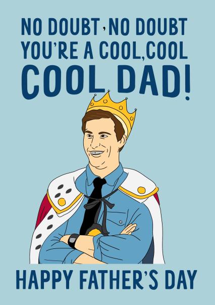 Brookyln 99 Jake Peralta Cool Cool Father S Day Card Thortful