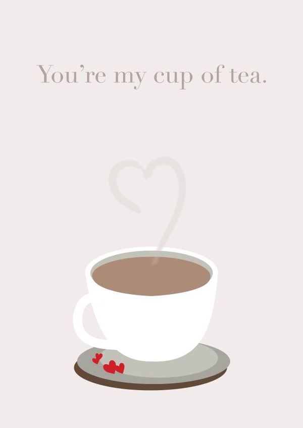 Cup of Tea Anniversary Card created by Shannon Fletcher