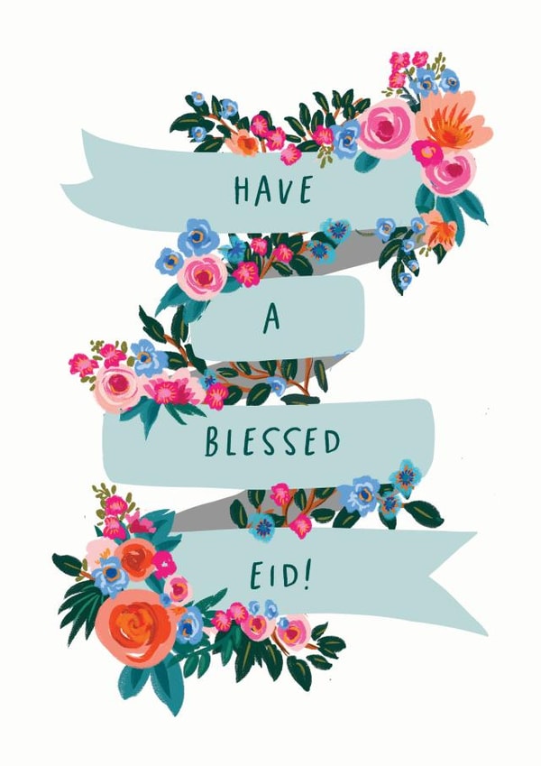 Blessed Eid created by Quote Lovin'