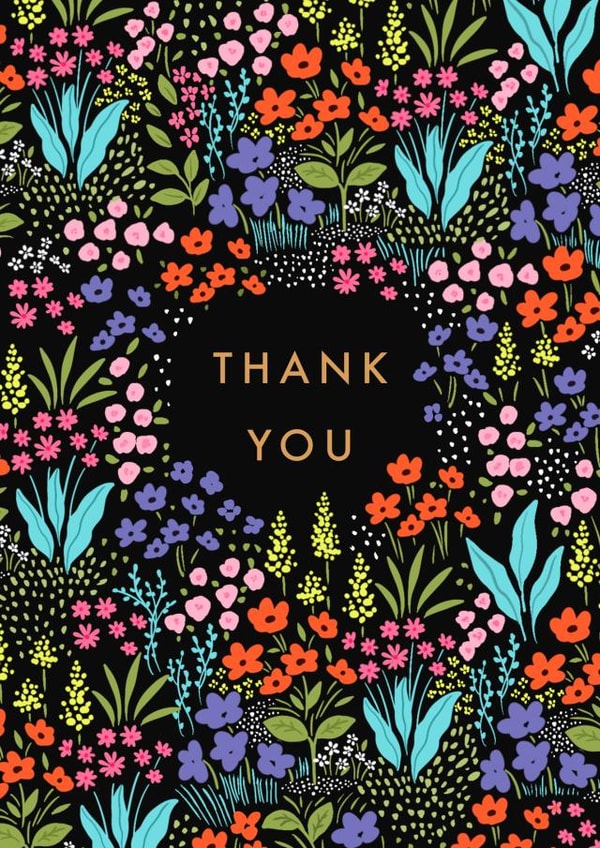 Thank you flowers created by Olivia Slater