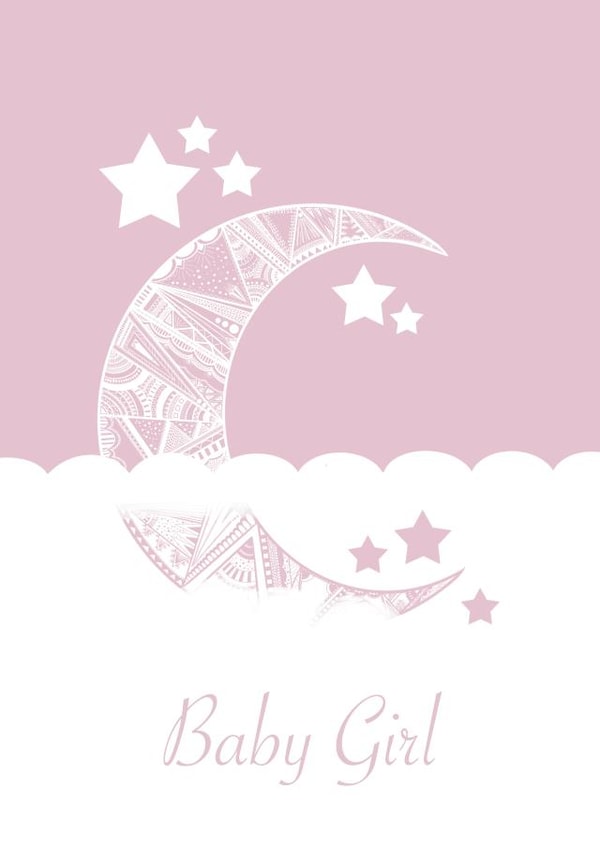 New Baby Girl Card created by Marla & Max Design