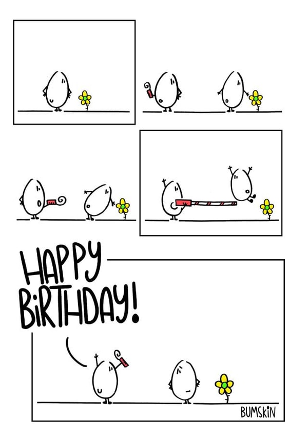 surprise birthday card created by bumskin