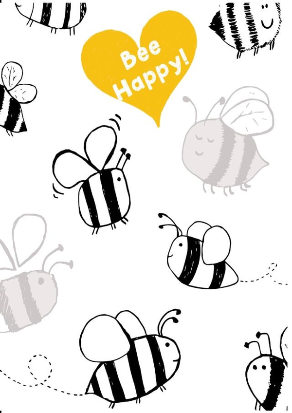 Bee Happy created by Emma Sugrue