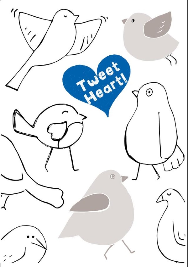 Tweet Heart created by Emma Sugrue