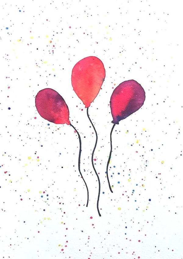 Balloons art splatter car, bright and colourful created by Hobo Zobo