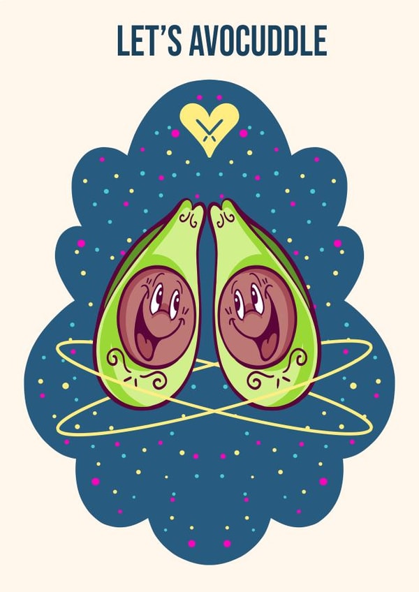 Lets Avocuddle created by JowyB Designs