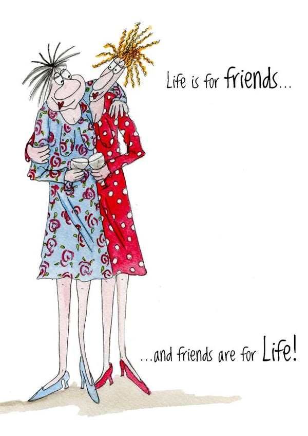 Friendship Card to let that special friend know how you feel. created by Sarah Boddy