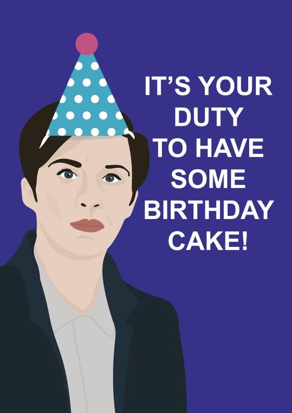 Line of Duty Birthday Cake created by I Made A Card