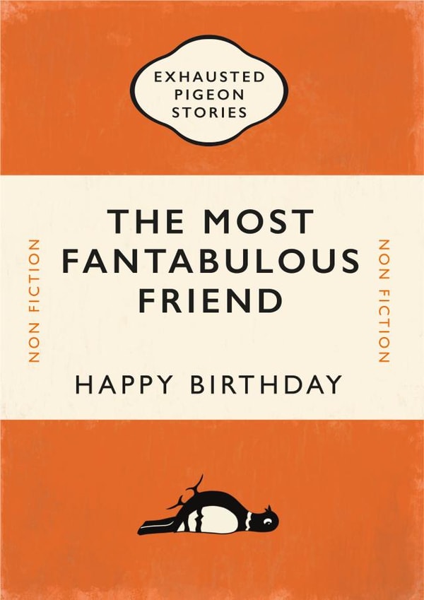 The Most Fantabulous Friend Birthday card created by Yay Days