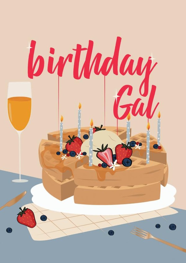 Birthday Waffles created by Blackcat and Bumble