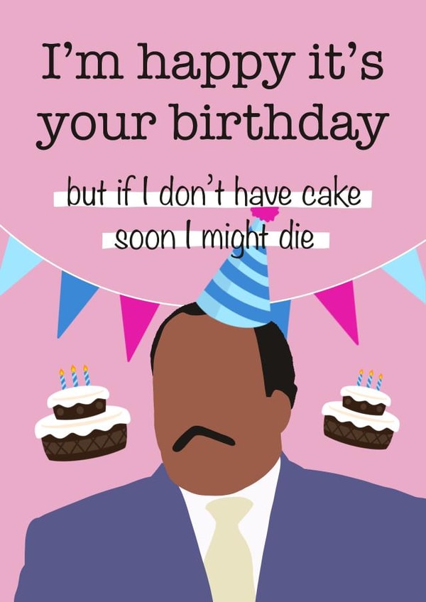 Stanley Hudson Birthday Cake created by Em’s Creations