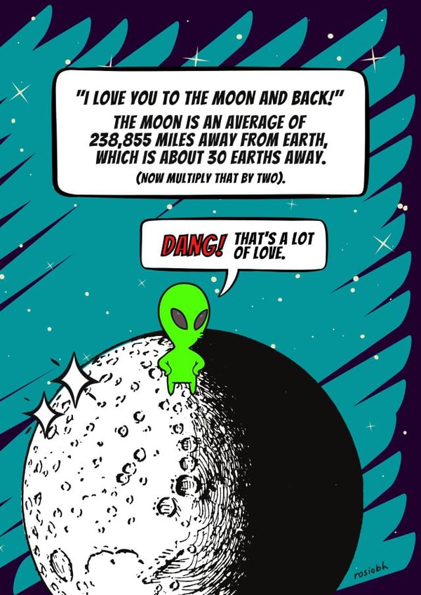 I love you to the moon and back... created by CELEBRATE YOU!