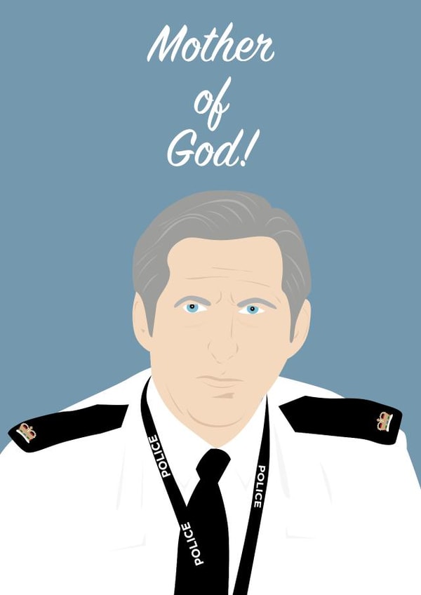 Line of Duty - Mother of God created by Mrs Jones Graphic Design Ltd