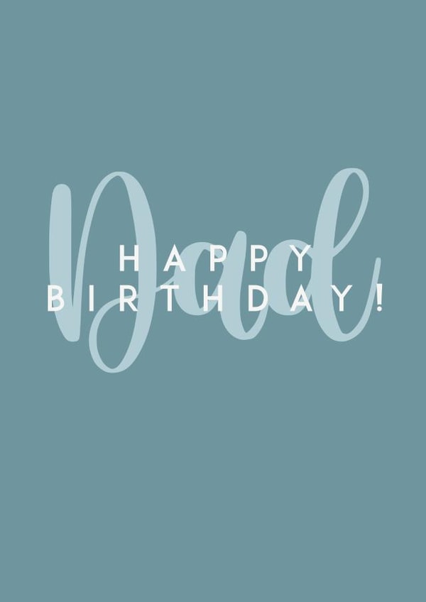 Dad Birthday Card created by PERSNL