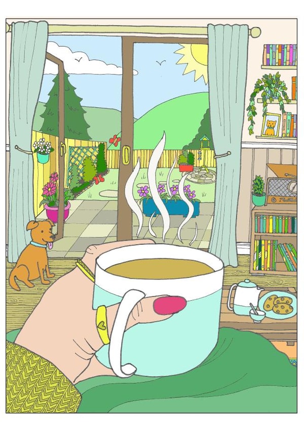 Duvet Day created by Homebird Art