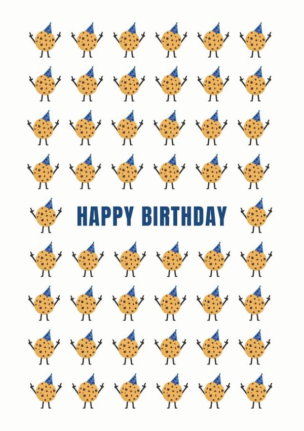 Party Hat Cookie Birthday created by Are You Taking The Biscuit.