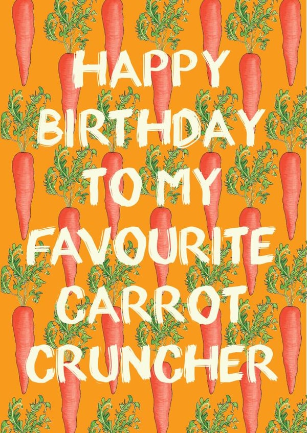 Funny birthday card for a farmer. created by Pudding&Pie