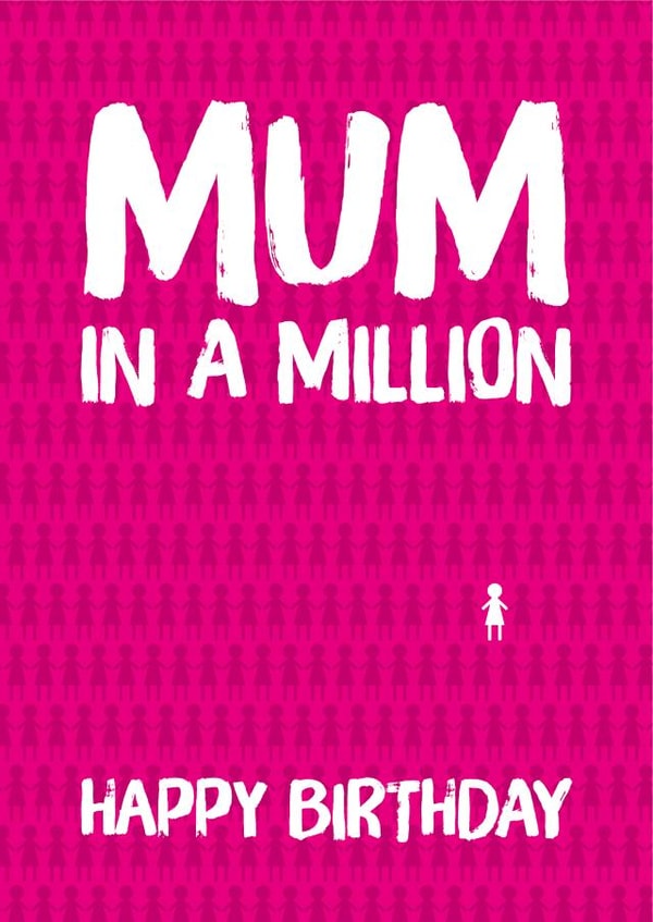 Mum in a Million created by Codfish Design