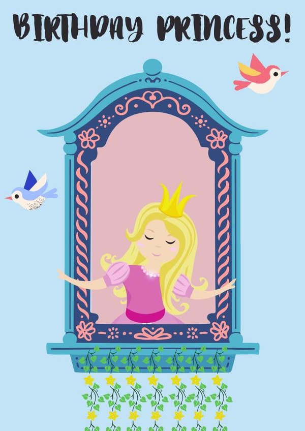 Birthday Princess created by Fran Caines