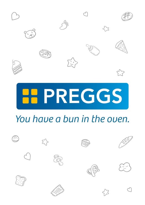 Pregnancy congratulations card, bun in the oven created by Superlush Cards