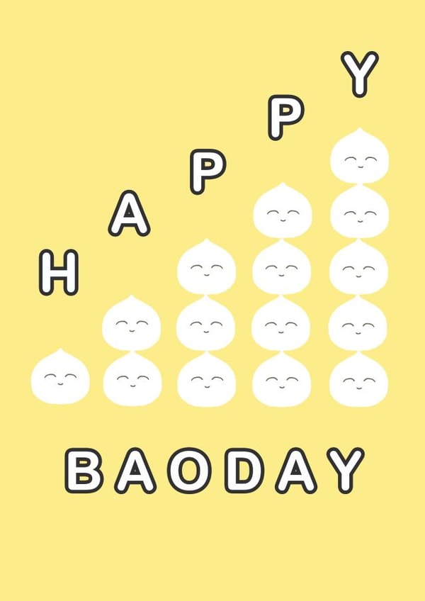 Happy Baoday - Birthday Card created by Em's Minicrafts