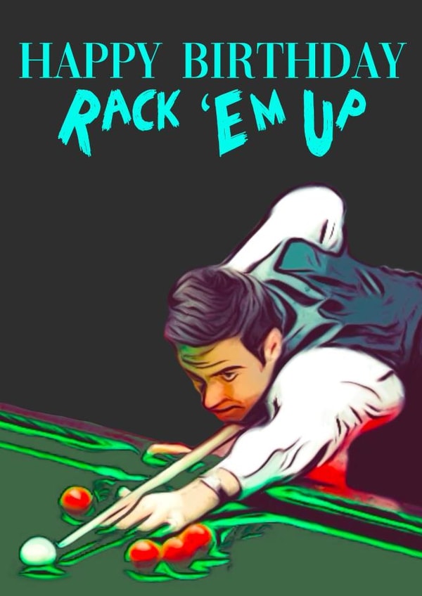 Snooker Fan Birthday Card created by Amy George