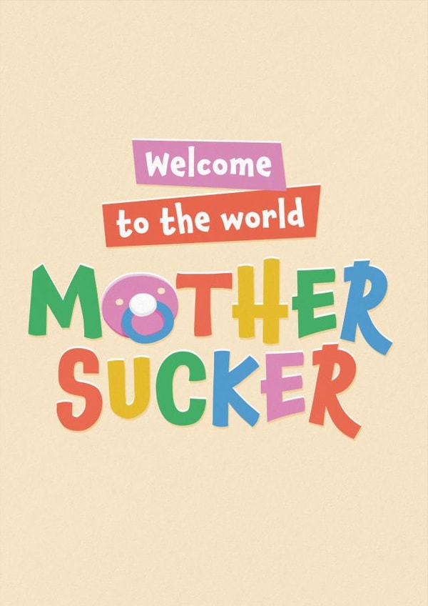 New baby mother sucker created by Louise Chorley