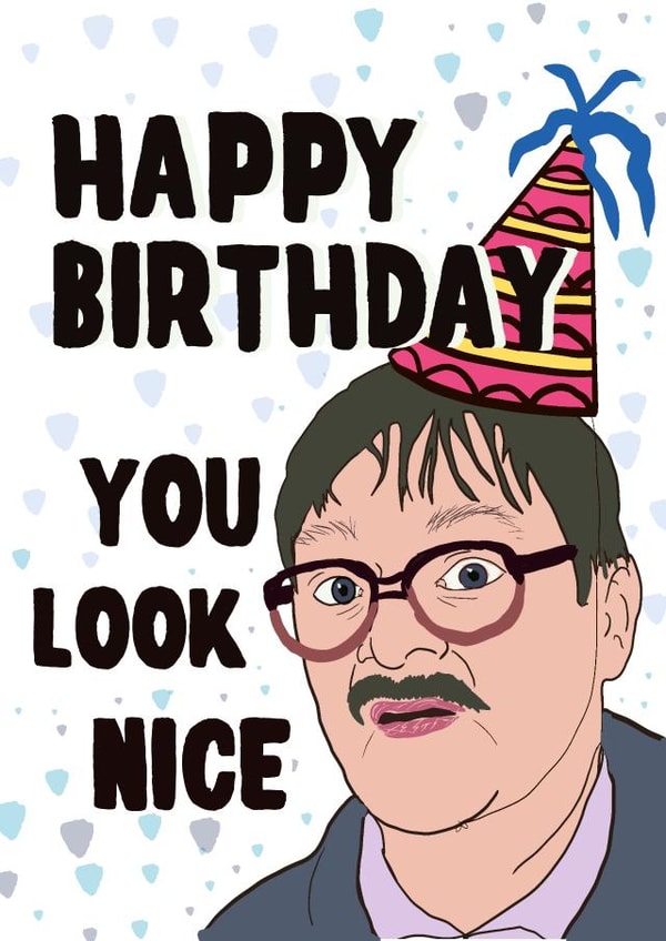 Friday Night Dinner Birthday Card created by Oh Luna Design