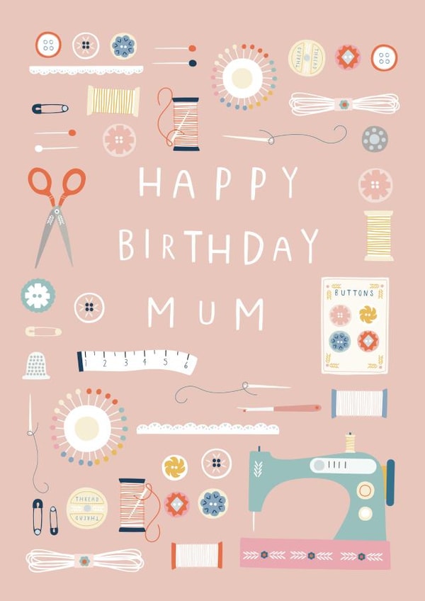 Happy birthday Mum created by Sally Payne Design