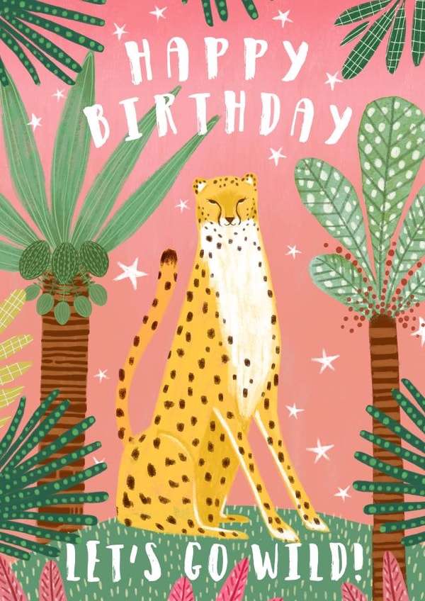 Party time! Lets go wild birthday card created by The Jaunty Cocoon