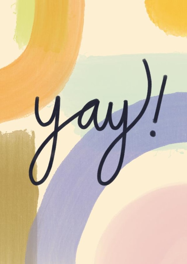 Yay! Colourful Celebration Card created by Design by Gracie