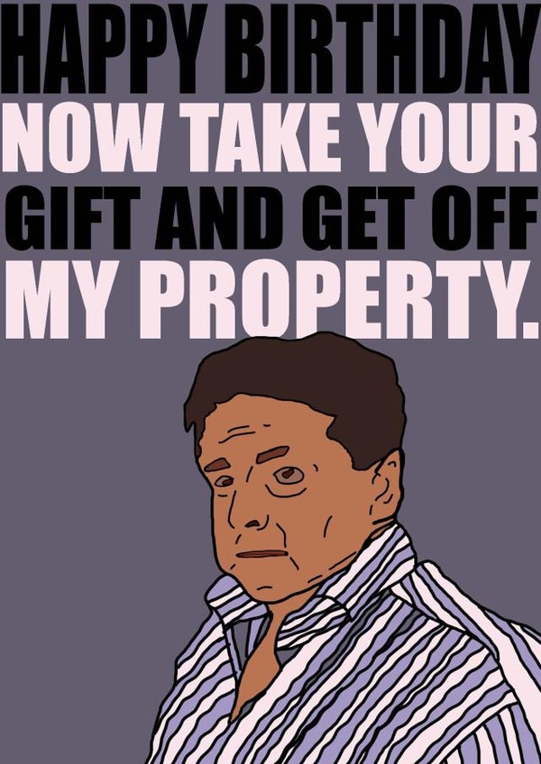 Cheeky Birthday Card created by MitchDesign