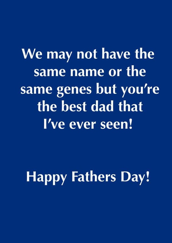 Heartfelt Step dad Father's Day card created by Fee Fee