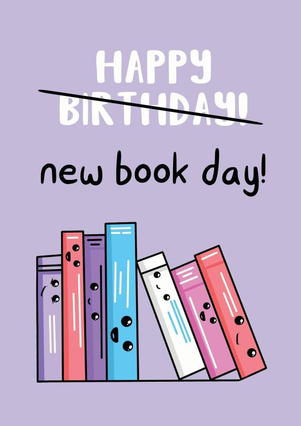 Book Lover Birthday Card created by Tori's Little Bubble