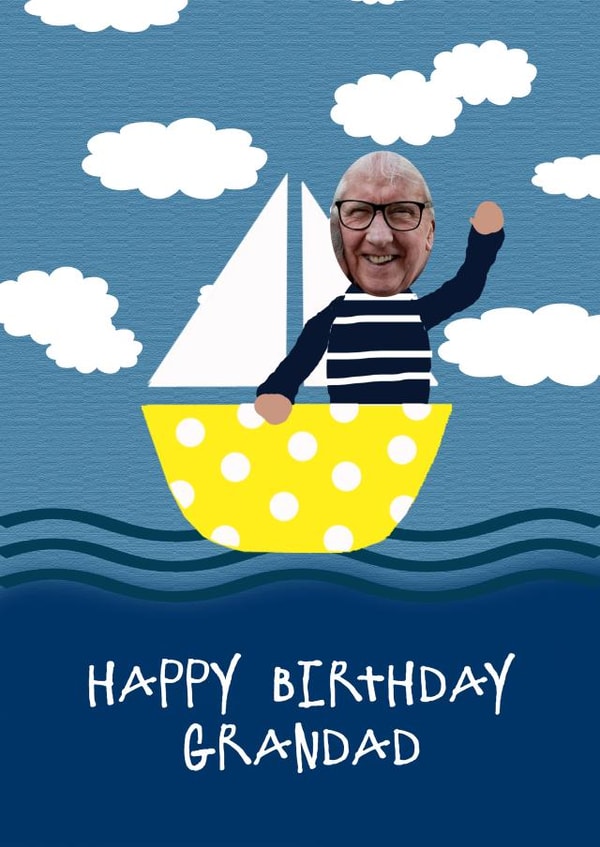 Grandad Sailing Birthday Card created by Giddy Kipper