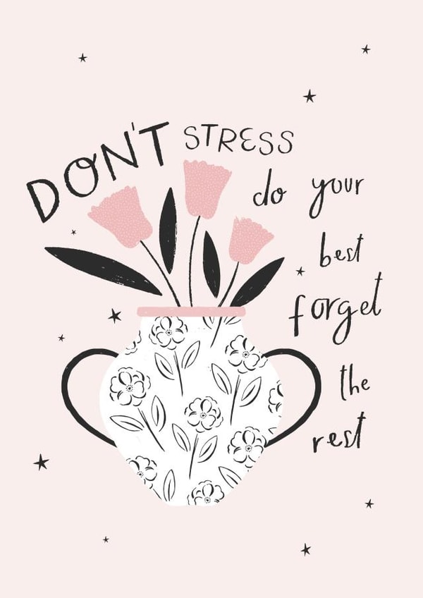 Do Your Best Good Luck Card created by Duchess Plum