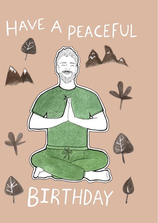 Have a Peaceful Birthday created by ROSE + DAFF