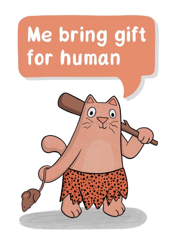 Birthday Gift from Cat created by Drawn to Cats