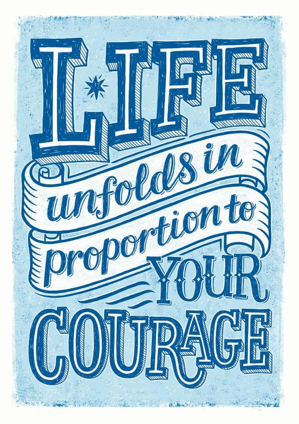 Life Unfolds Encouragement Card created by Alexandra Snowdon