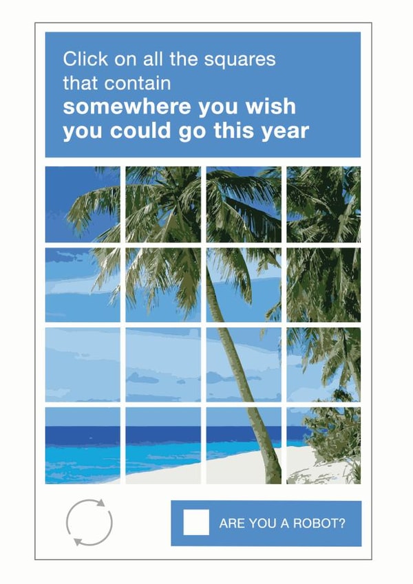 Are you a robot - holiday card created by MOJO Creative Studio